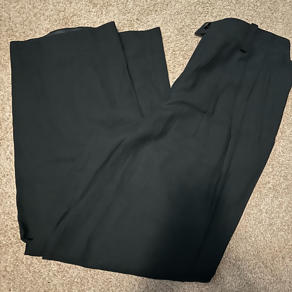 Sonia Rykiel Woman’s Elegant Black Trousers linen/cotton